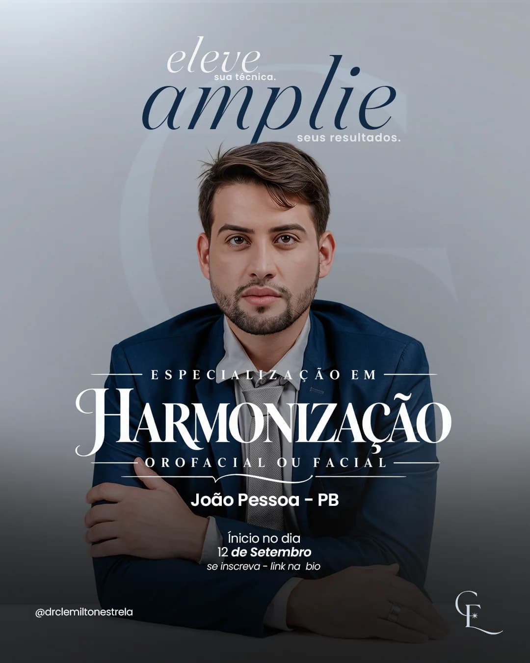 Direção Criativa e Identidade Visual para Especialização em Harmonização Orofacial